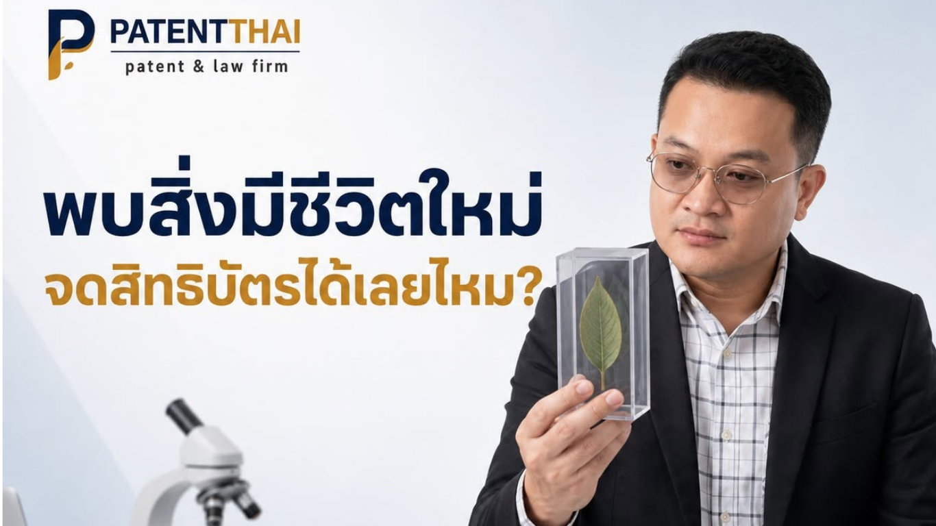 พบพืชหรือสัตว์ชนิดใหม่ เท่ากับมีสิทธิยื่นสิทธิบัตรเลยไหม?