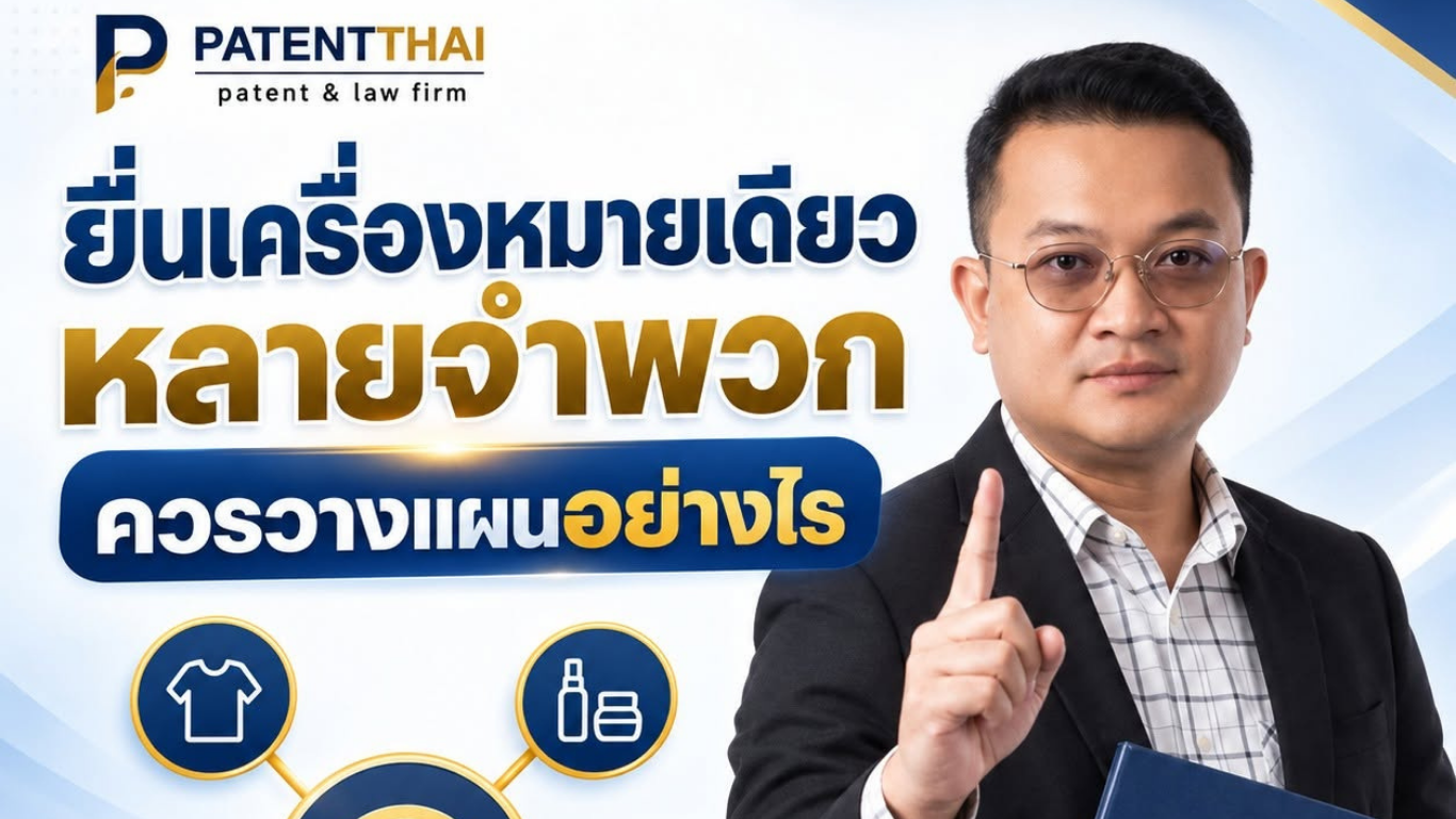 ยื่นเครื่องหมายเดียวหลายจำพวก ควรวางแผนอย่างไร?